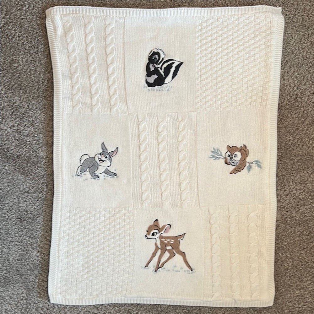 Rare/Sold Out Bambi Heirloom Baby Blanket